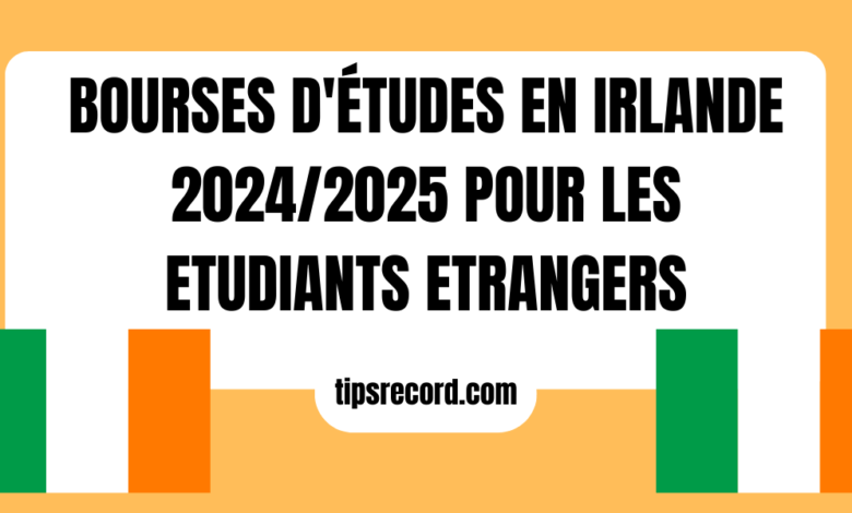 Bourses d'études Irlande 2023