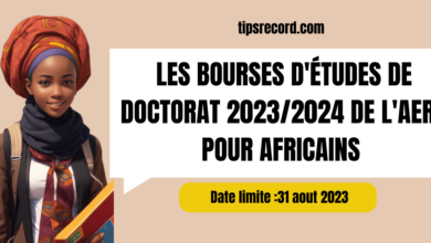 Bourses d'études de Doctorat 2023/2024 de l'AERC pour Africains