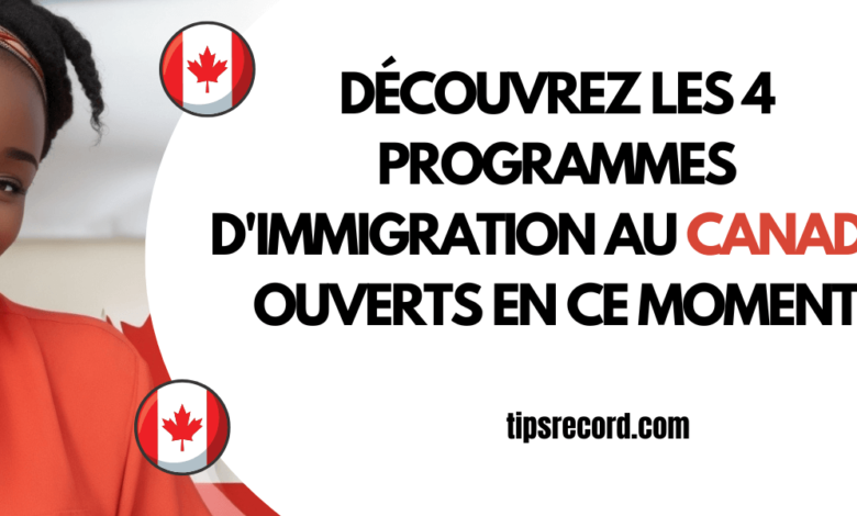programmes d'immigration au Canada