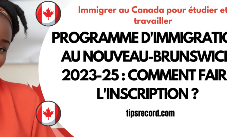 Programme d'immigration au Nouveau-Brunswick