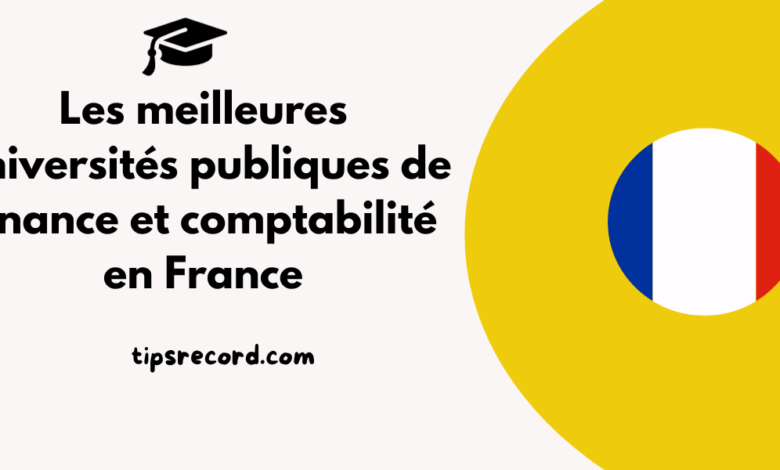 La liste des universités de comptabilité en France