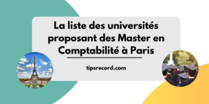 Masters en Comptabilité à Paris