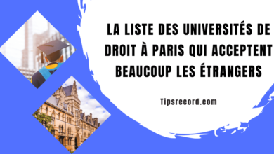 Universités de droit à Paris