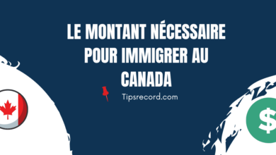 Le montant pour immigrer au Canada