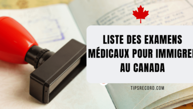 Liste des examens médicaux pour immigrer au Canada