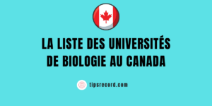 Les meilleures universités de biologie au Canada