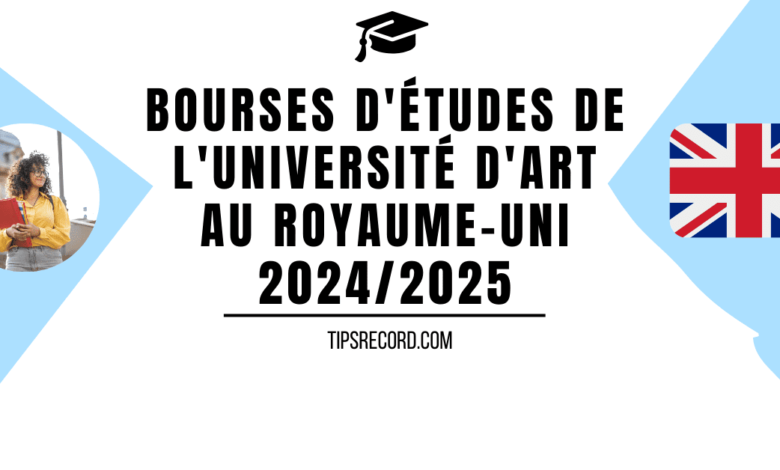 Bourses d'études de l'université d'art au Royaume-Uni